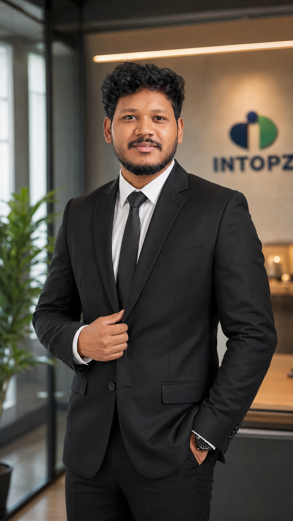 Prem Sagar B at the INTOPZ office